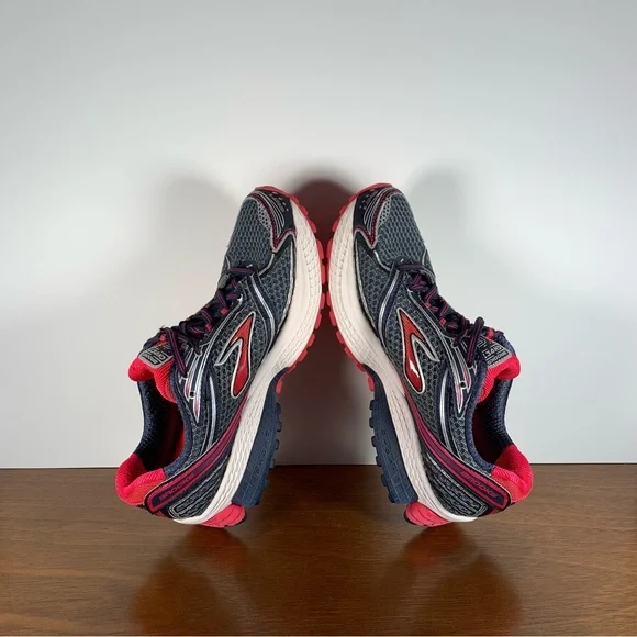 Brooks - Ghost 6 Athletic Shoes Red Gray - Women’s 8.5 - Picture 6 of 8